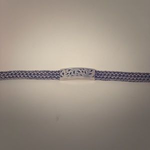 Lois Hill choker. Sterling silver